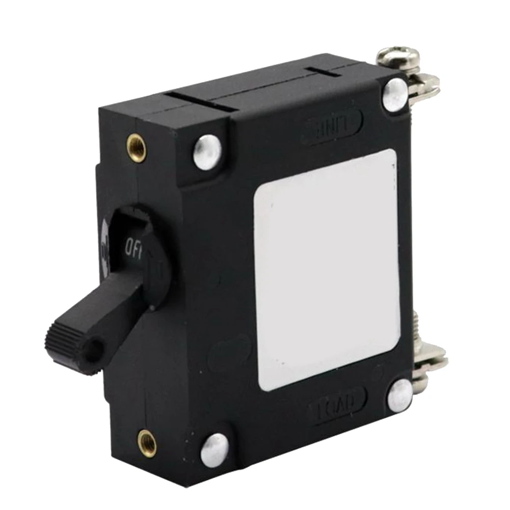Hydraulic Circuit Breaker with Convenient Toggle Reset Mechanism Long lasting Bakelite Construction for Safe Electrical Use
Hydraulic Circuit Breaker with Convenient Toggle Reset Mechanism Long lasting Bakelite Construction for Safe Electrical Use