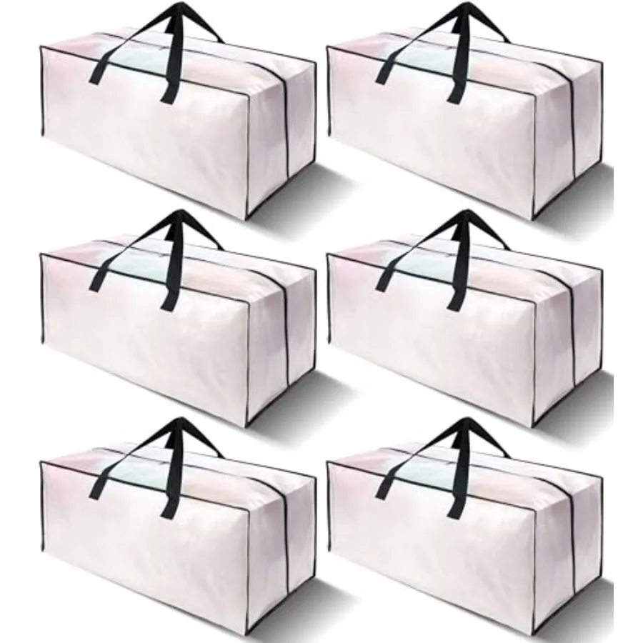 6 Pack Heavy Duty Large Moving Bags W/Backpack Straps - Strong Handles and Zippers, Storage Totes For Space Saving, Fold Flat,
6 Pack Heavy Duty Large Moving Bags W/Backpack Straps - Strong Handles and Zippers, Storage Totes For Space Saving, Fold Flat,