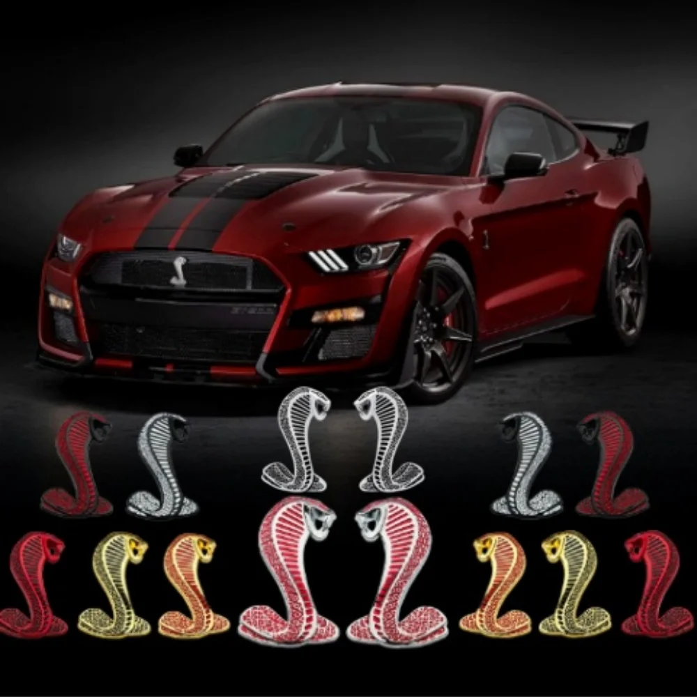 2pcs 3D Metal Cobra Logo 3D Car Sticker Motorcycle Personalized Modification Suitable for All Models Decoration Car Accessories
2pcs 3D Metal Cobra Logo 3D Car Sticker Motorcycle Personalized Modification Suitable for All Models Decoration Car Accessories