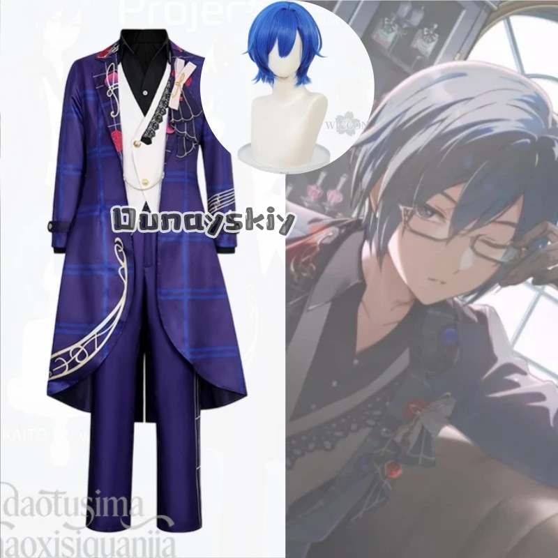 LWW24*Anime Game Project Sekai WL2 Cosplay KEITO Costume Goth Styles Idol Stage Uniform Long Dark Purple Coat Pants Vest Wig
LWW24*Anime Game Project Sekai WL2 Cosplay KEITO Costume Goth Styles Idol Stage Uniform Long Dark Purple Coat Pants Vest Wig