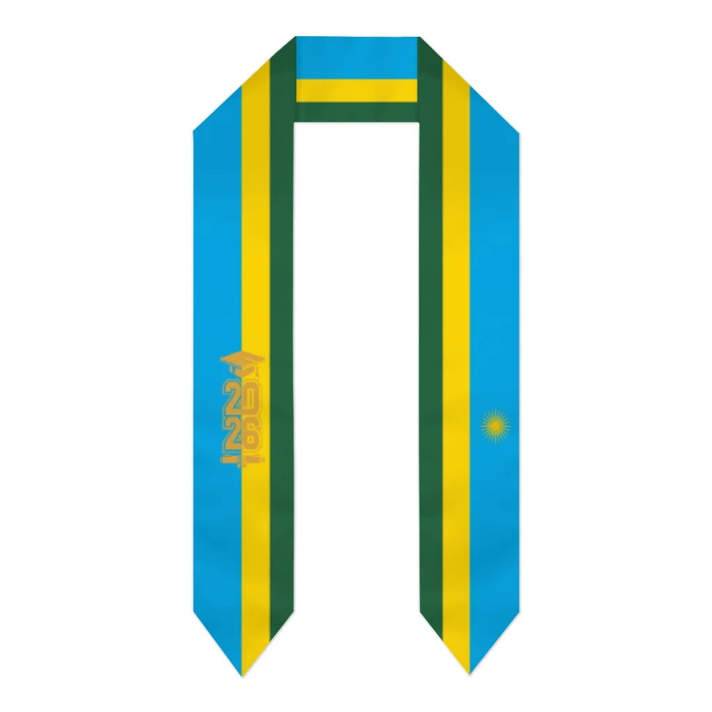 Class of 2026 Rwanda Flag Scarf Graduation Sash Stole International Study Abroad Adult Unisex Party Accessory Top Print
Class of 2026 Rwanda Flag Scarf Graduation Sash Stole International Study Abroad Adult Unisex Party Accessory Top Print