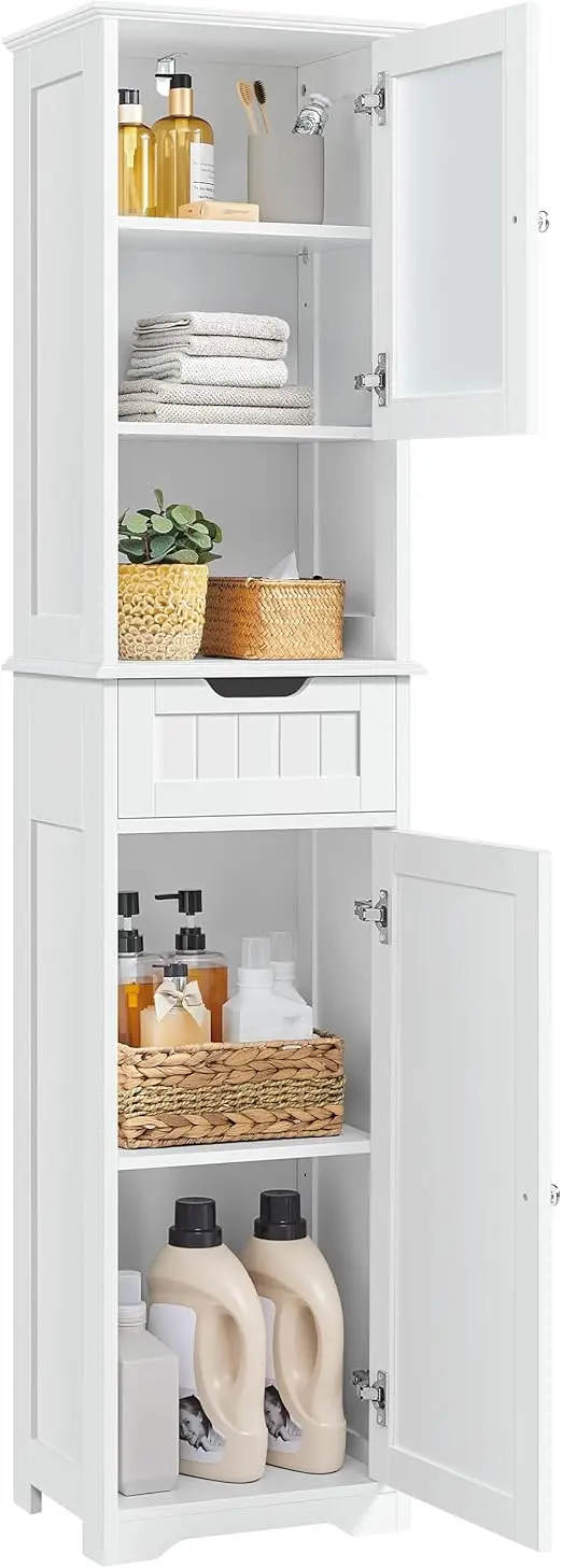 67”Tall Bathroom Storage Cabinet,Narrow loor Cabint with 2 Doand 1 Der,Slim Bathroom Organizers,Adjustable Shelves,Storage Unit
67”Tall Bathroom Storage Cabinet,Narrow loor Cabint with 2 Doand 1 Der,Slim Bathroom Organizers,Adjustable Shelves,Storage Unit