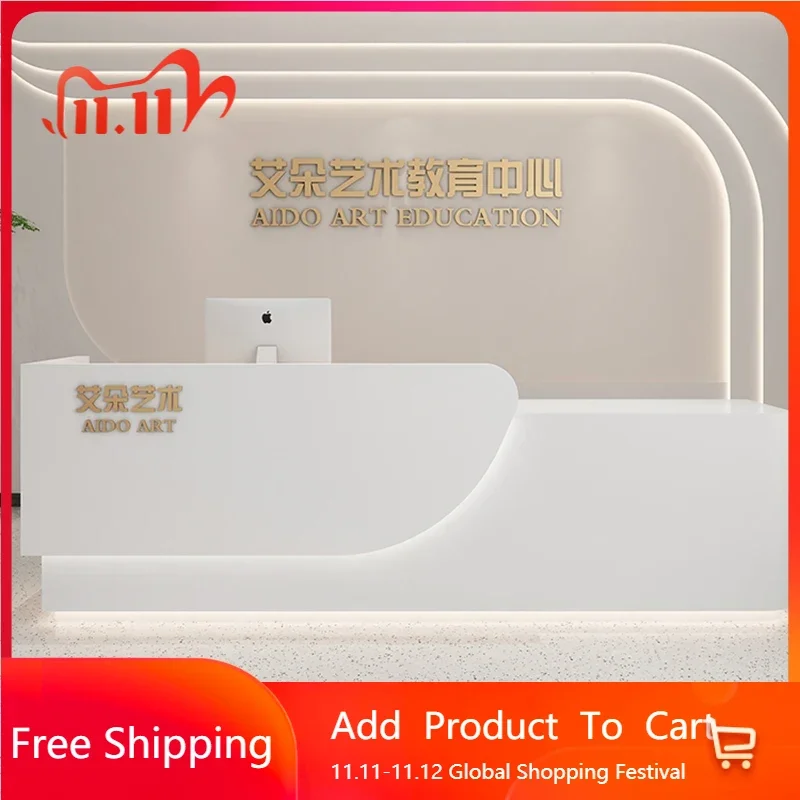Aesthetic Reception Desk Counter Office Desks Salon Table Clothing Tables Cash Register Japanese Empfangtheke Trendy Furniture
Aesthetic Reception Desk Counter Office Desks Salon Table Clothing Tables Cash Register Japanese Empfangtheke Trendy Furniture