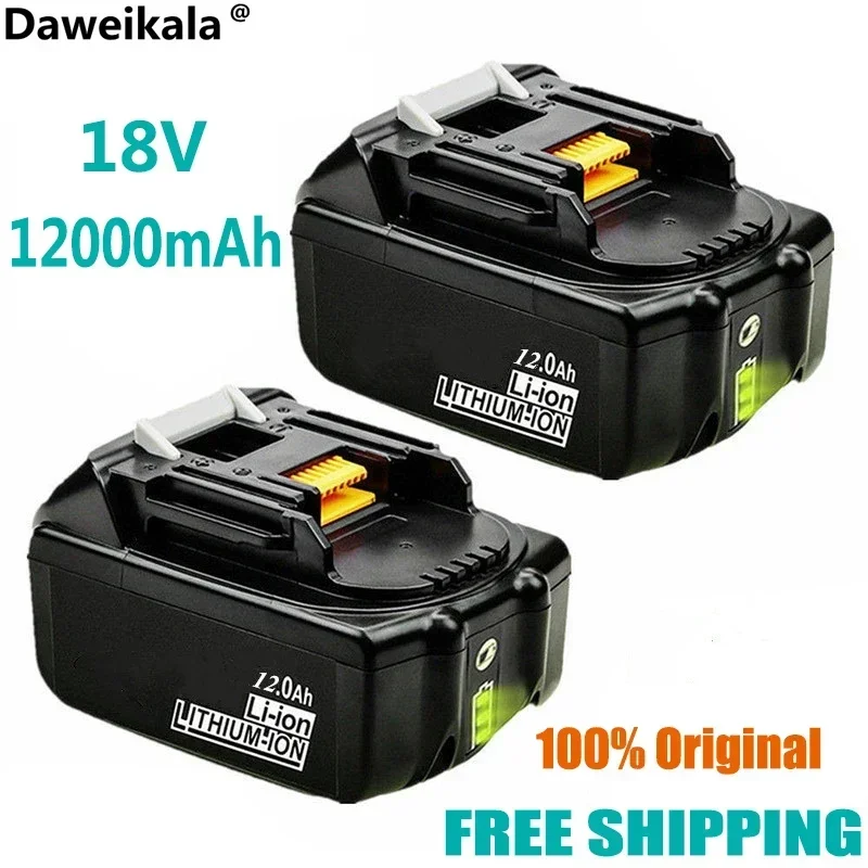 100% оригинал для Makita 18 в 12000 мА/ч аккумуляторная батарея для электроинструментов с светодиодный Li-Ion Замена LXT BL1860B BL1860 BL1850
100% оригинал для Makita 18 в 12000 мА/ч аккумуляторная батарея для электроинструментов с светодиодный Li-Ion Замена LXT BL1860B BL1860 BL1850