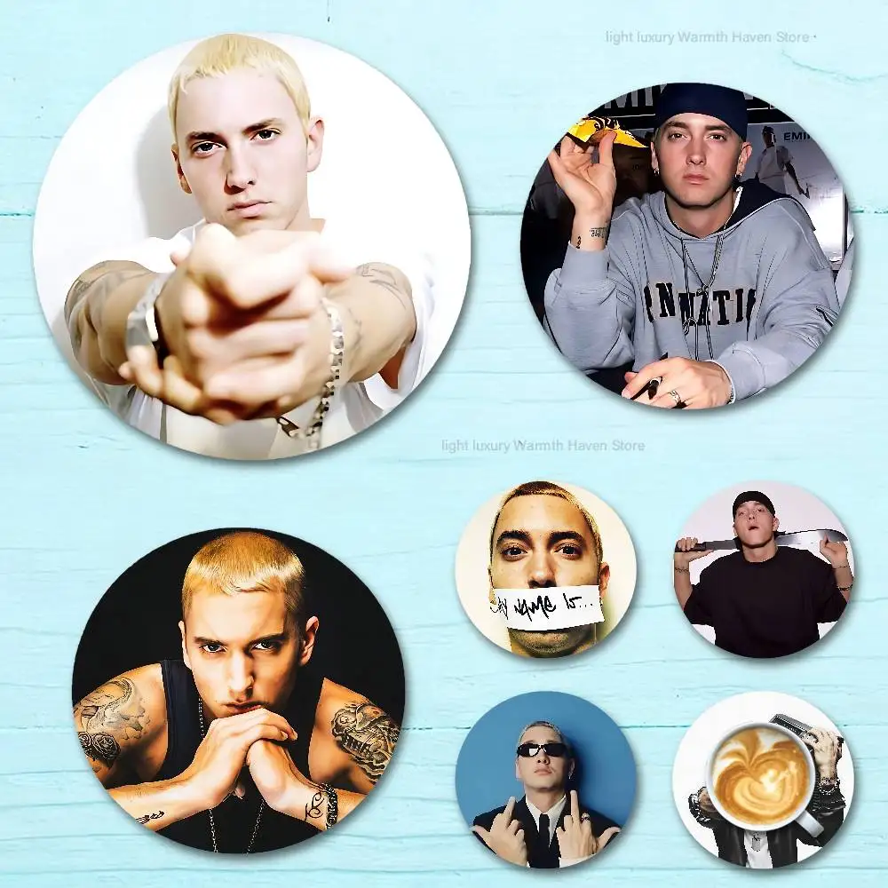 Rapper E-Eminems-S Round Anime Wooden Coasters DIY Decorations Birthday Valentine Gifts
Rapper E-Eminems-S Round Anime Wooden Coasters DIY Decorations Birthday Valentine Gifts