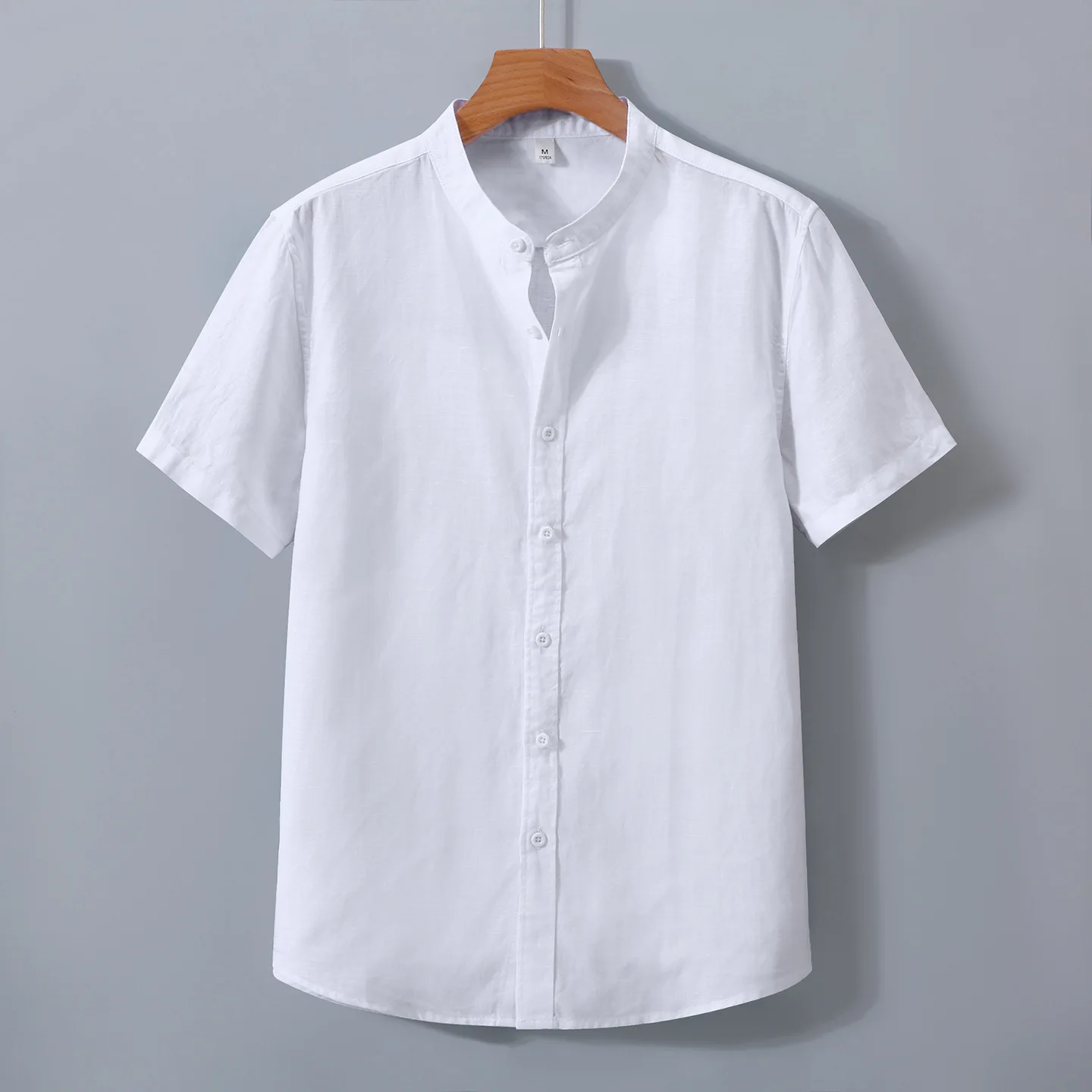 Linen Short Sleeve Shirt Men's Summer Thin Breathable Sun Protection Small Collar Pure Color Simple Lenzing Shirt Trendy
Linen Short Sleeve Shirt Men's Summer Thin Breathable Sun Protection Small Collar Pure Color Simple Lenzing Shirt Trendy