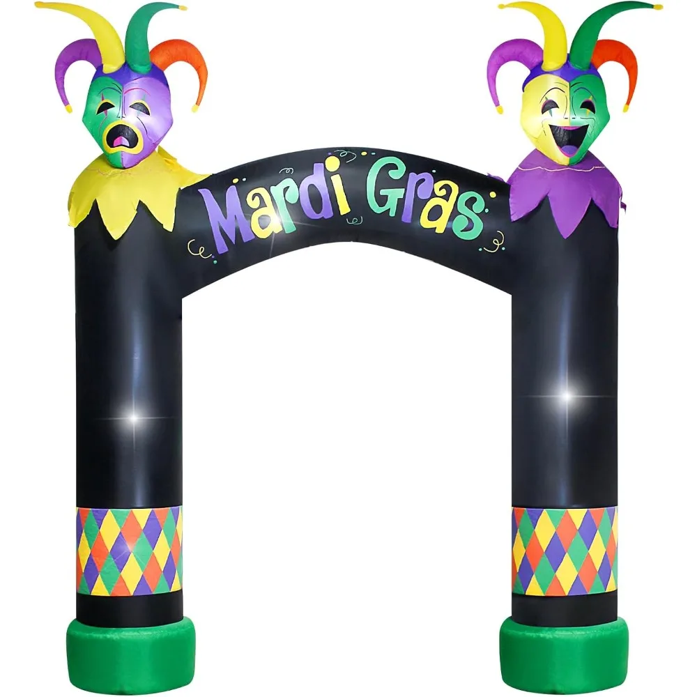 10 футов надувная арка Mardi Gras со светодиодной подсветкой - украшение для улицы на Хэллоуин, арка маски шута для вечеринки/двора/ярда
10 футов надувная арка Mardi Gras со светодиодной подсветкой - украшение для улицы на Хэллоуин, арка маски шута для вечеринки/двора/ярда