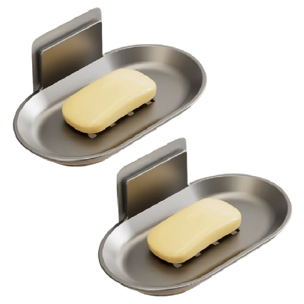 2Pcs Aluminum Wall-mounted Soap Dish Punch-Free Drainage Soap Storage Tray with Drain Water Rust-proof Soap Dish Holder
2Pcs Aluminum Wall-mounted Soap Dish Punch-Free Drainage Soap Storage Tray with Drain Water Rust-proof Soap Dish Holder
