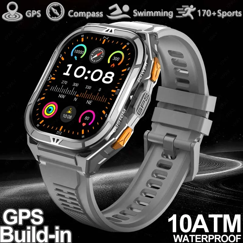 New For Huawei Xiaomi Original Premium GPS Men Smart Watch 1.96" AMOLED Display Built-in GPS 10ATM Waterproof SOS BT Call Watch
New For Huawei Xiaomi Original Premium GPS Men Smart Watch 1.96" AMOLED Display Built-in GPS 10ATM Waterproof SOS BT Call Watch