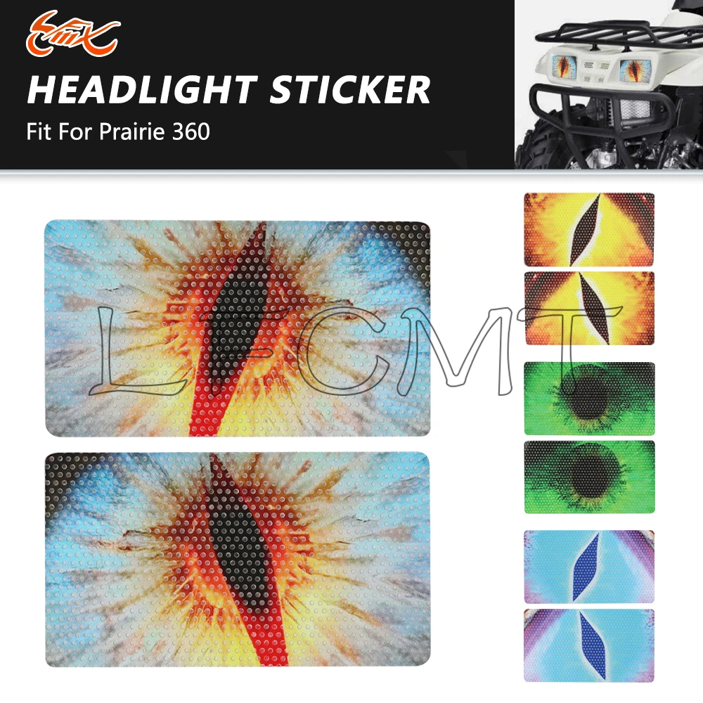 Fit for Kawasaki Prairie 360 KVF360 2x4 4x4 2003-2012 ATV PVC Headlight Decoration Sticker Front Headlamp Protective Sticker
Fit for Kawasaki Prairie 360 KVF360 2x4 4x4 2003-2012 ATV PVC Headlight Decoration Sticker Front Headlamp Protective Sticker