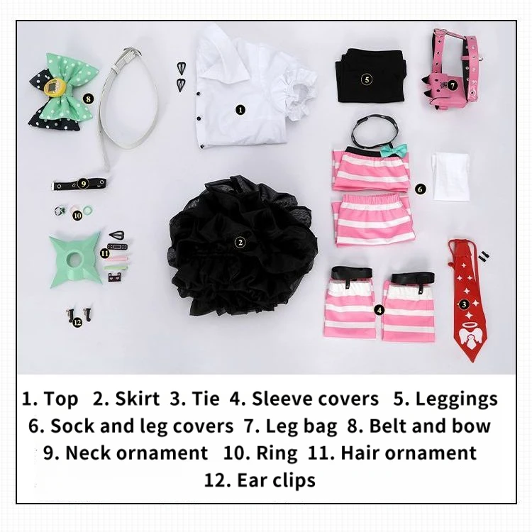 2026 new Role Play Outfit Zenless Zone Zero Chika Ramiel Cosplay Costume Lovely Uniform Halloween Party Carnival Suit
2026 new Role Play Outfit Zenless Zone Zero Chika Ramiel Cosplay Costume Lovely Uniform Halloween Party Carnival Suit