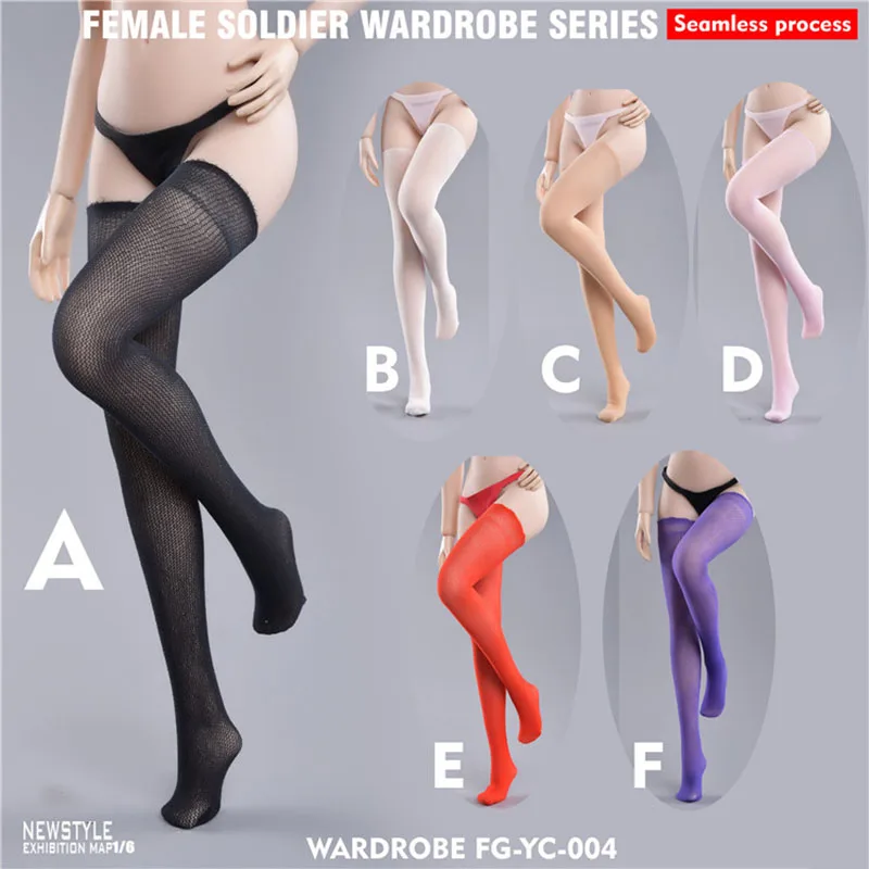 FG-YC-004 1/6 Scale Female Sexy Net Socks Seamless Pantyhose Stockings for PH HT Female Action Figure Clothes Hobby Collection
FG-YC-004 1/6 Scale Female Sexy Net Socks Seamless Pantyhose Stockings for PH HT Female Action Figure Clothes Hobby Collection
