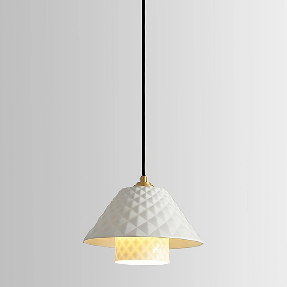 Modern Ceramic Pendant Light with Brass Fitting Small LED Hanging Lamp for Kitchen Island
Modern Ceramic Pendant Light with Brass Fitting Small LED Hanging Lamp for Kitchen Island