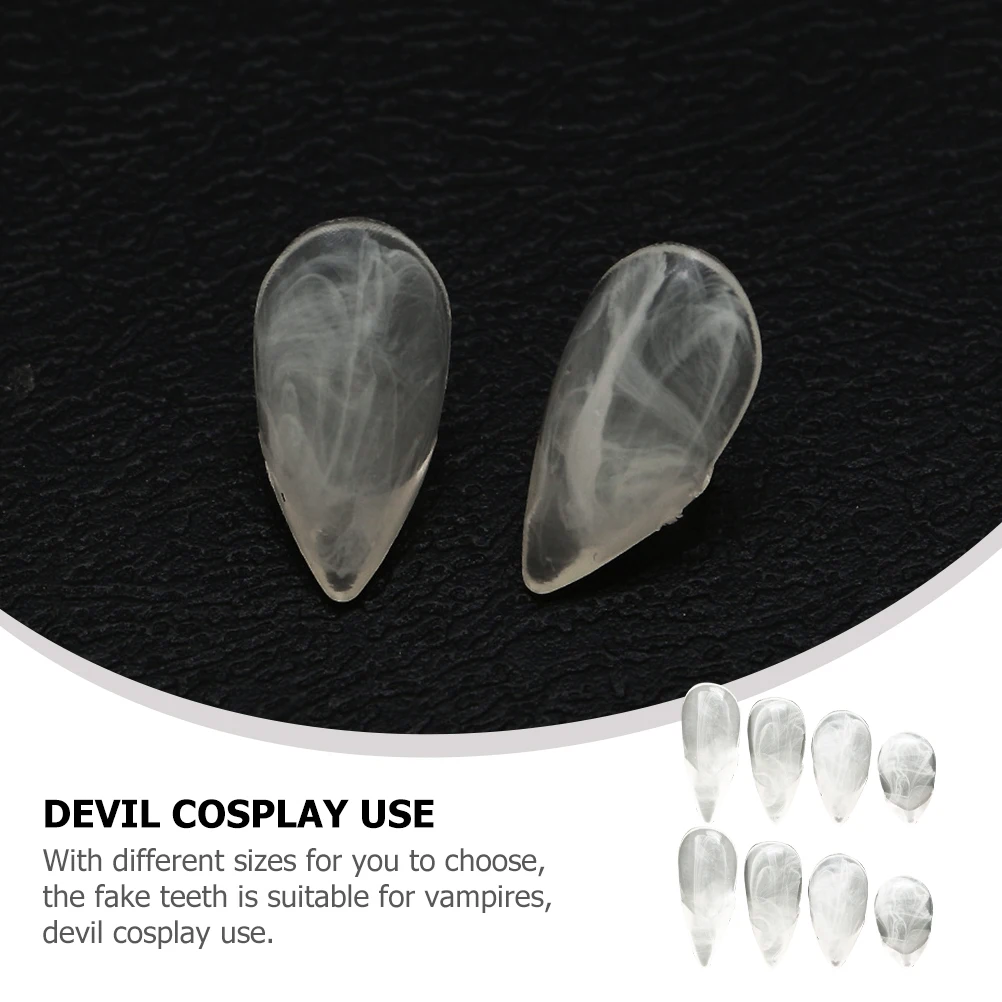 4 Pairs False Teeth Halloween Costume Prop Masquerade Party Accessory Favor Fake Tooth Cosplay Accessories for
4 Pairs False Teeth Halloween Costume Prop Masquerade Party Accessory Favor Fake Tooth Cosplay Accessories for