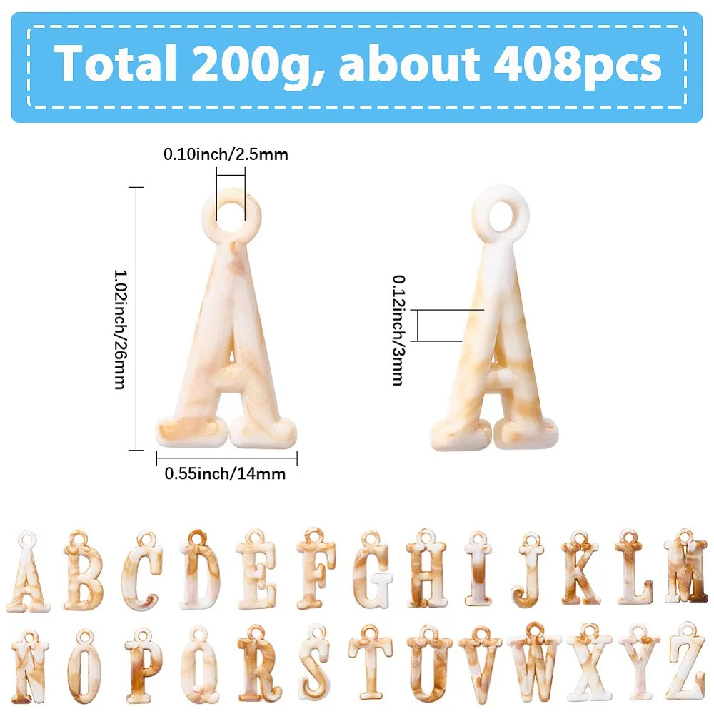 408Pcs Acrylic Pendants Imitation Style Alphabet BurlyWood 25~26x11.5~15x3mm Hole: 2.5mm
408Pcs Acrylic Pendants Imitation Style Alphabet BurlyWood 25~26x11.5~15x3mm Hole: 2.5mm