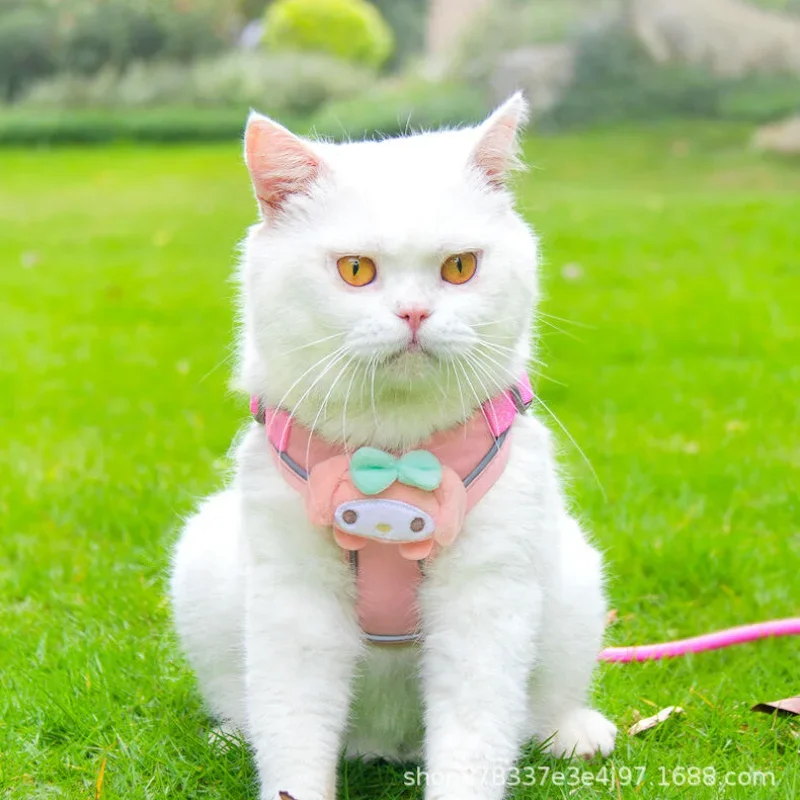 HOT Sanrios Pet Vest Style Traction Rope Kawaii Kuromi Cartoon Cat Dog Go Out Harness Go Out Luminous Anti-lost Rope Fashion New
HOT Sanrios Pet Vest Style Traction Rope Kawaii Kuromi Cartoon Cat Dog Go Out Harness Go Out Luminous Anti-lost Rope Fashion New