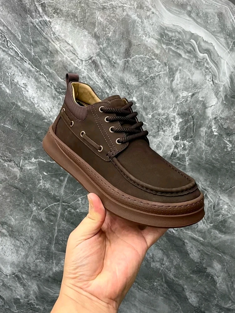 Men's Pure Leather Fleece Lined Comfortable Casual Shoes Fashionable Trendy Fall Winter New Arrival Leather Slip-On Boots
Men's Pure Leather Fleece Lined Comfortable Casual Shoes Fashionable Trendy Fall Winter New Arrival Leather Slip-On Boots