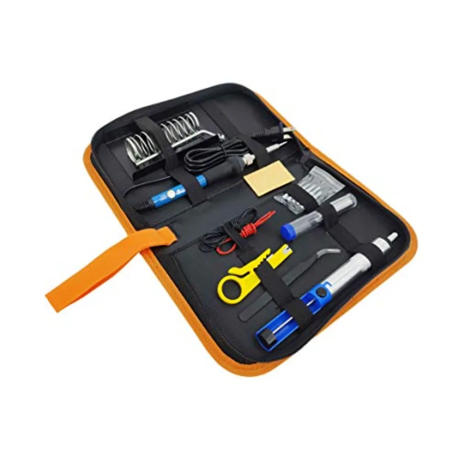® Anbes Soldering Iron kit 60W Adjustable Temperature Soldering Tool 5 Soldering Heads desoldering Pump Soldering Iron Bracket
® Anbes Soldering Iron kit 60W Adjustable Temperature Soldering Tool 5 Soldering Heads desoldering Pump Soldering Iron Bracket