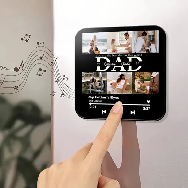 Customized Dad Photo Music Fridge Magnet with Frame, Personalized Refrigerator Magnets, Best Father's Day Gift 2025
Customized Dad Photo Music Fridge Magnet with Frame, Personalized Refrigerator Magnets, Best Father's Day Gift 2025
