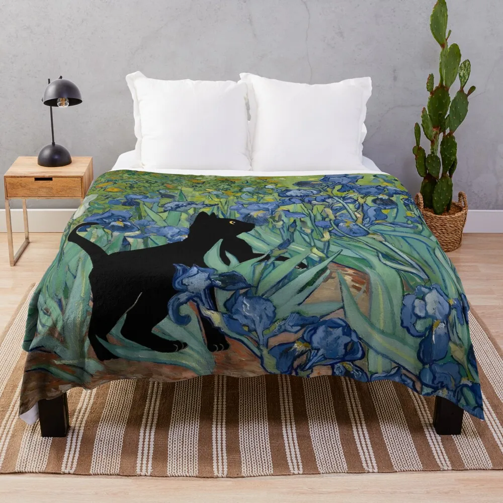 Vincent Van Gogh's Irises Cat Black Cat Throw Blanket For Baby Blankets For Sofas decorative Blankets
Vincent Van Gogh's Irises Cat Black Cat Throw Blanket For Baby Blankets For Sofas decorative Blankets