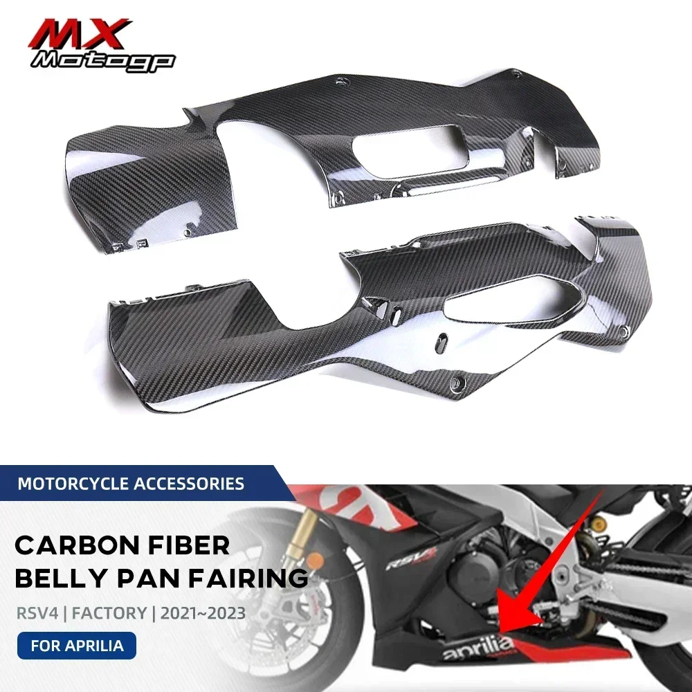 For Aprilia RSV4 RS V4 2021 2022 2023 2024 Motorcycle Belly Pan Lower Engine Side Fairings Carbon Fiber Frame Spoiler Cowling
For Aprilia RSV4 RS V4 2021 2022 2023 2024 Motorcycle Belly Pan Lower Engine Side Fairings Carbon Fiber Frame Spoiler Cowling