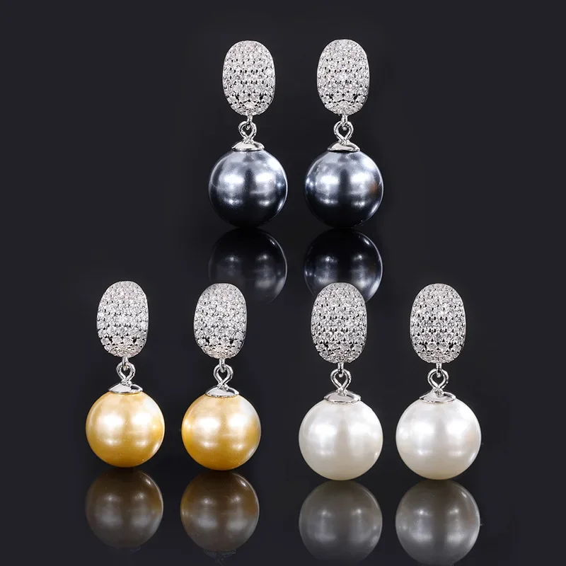 18K Gold Set with PT950 Platinum Mother-of-pearl Fashion Women's Pearl Earrings Birthday Gift 12mm
18K Gold Set with PT950 Platinum Mother-of-pearl Fashion Women's Pearl Earrings Birthday Gift 12mm