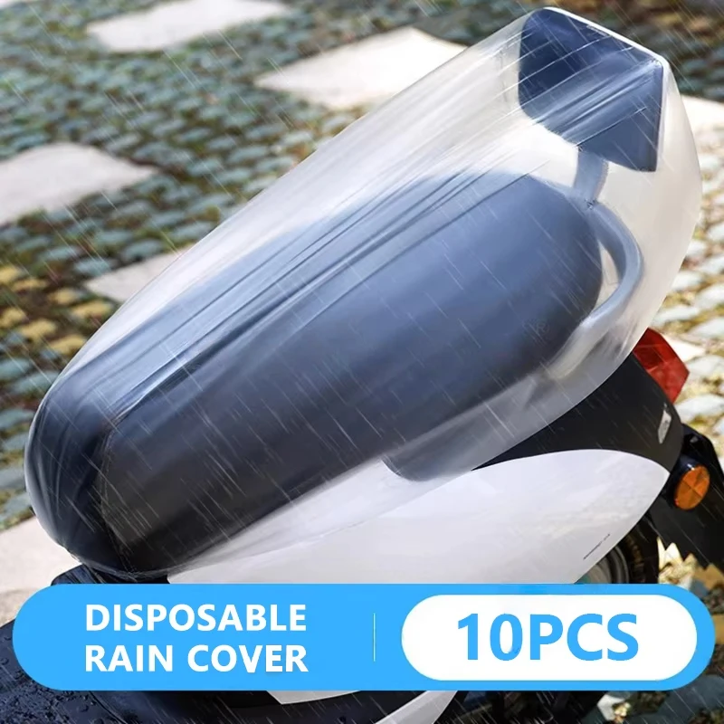 10pcs/pack Disposable Transparent Seat Cover Rainproof Dustproof Motorcycle Scooter Seat Protector Universal Accessories
10pcs/pack Disposable Transparent Seat Cover Rainproof Dustproof Motorcycle Scooter Seat Protector Universal Accessories