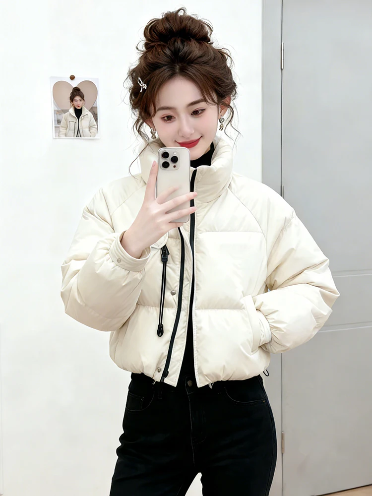 Thiened ort down Cotton Jaet Women's Faionable Warm Coat Korean Sle Commute Pure Color Zipper Closure Winter Outerwear
Thiened ort down Cotton Jaet Women's Faionable Warm Coat Korean Sle Commute Pure Color Zipper Closure Winter Outerwear
