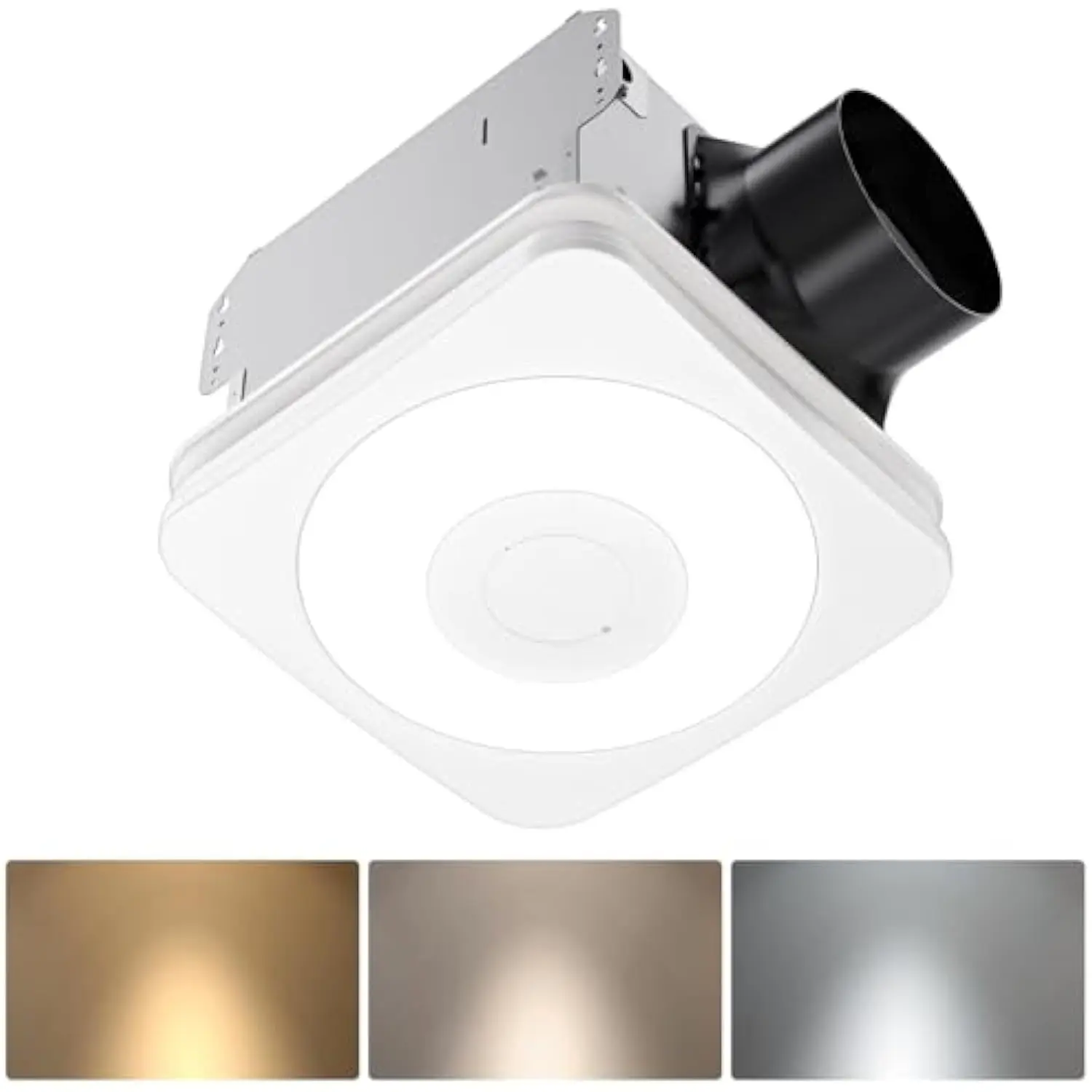 OL003 Bathroom Exhaust Fan with Light, 40W Humidity Sensor, 160 CFM 1.0 Sones Bathroom Vent Fan with 1500lm LED Light, 3000K/4
OL003 Bathroom Exhaust Fan with Light, 40W Humidity Sensor, 160 CFM 1.0 Sones Bathroom Vent Fan with 1500lm LED Light, 3000K/4