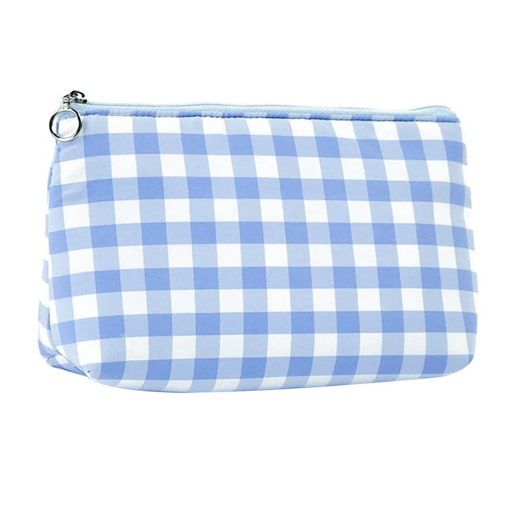 Checkered Makeup Bag Toiletry Zipper Canvas Plaid Large Pouch Travel Storage Container
Checkered Makeup Bag Toiletry Zipper Canvas Plaid Large Pouch Travel Storage Container
