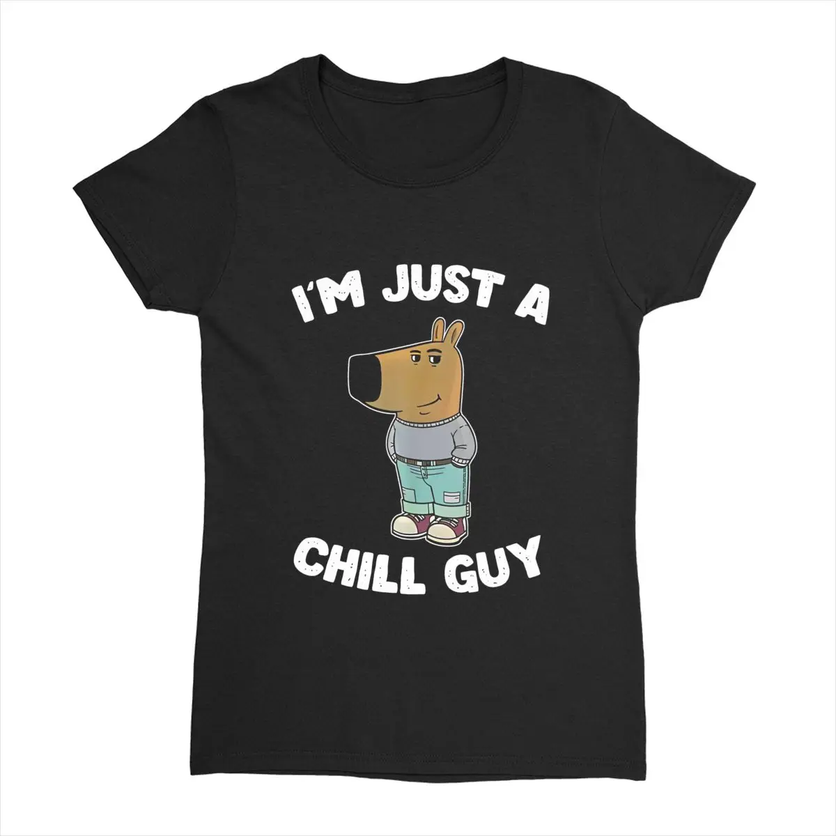 Хлопковая футболка «I'm Just A Chill Guy», женская уличная одежда, повседневные футболки, летние модные футболки с круглым вырезом, топы большого размера
Хлопковая футболка «I'm Just A Chill Guy», женская уличная одежда, повседневные футболки, летние модные футболки с круглым вырезом, топы большого размера