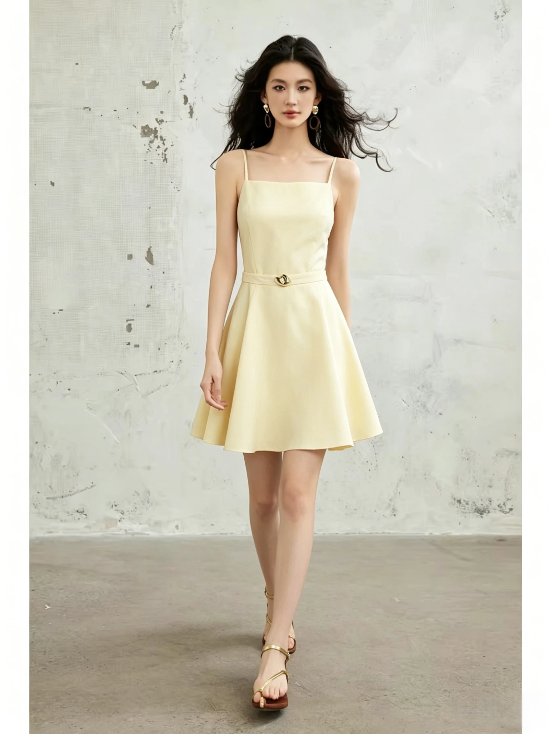 MJ French Style High Waist Puffy Short Skirt Dress Date Beautiful Shoulder Celebrity Women's Clothing Spring Summer 2026
MJ French Style High Waist Puffy Short Skirt Dress Date Beautiful Shoulder Celebrity Women's Clothing Spring Summer 2026