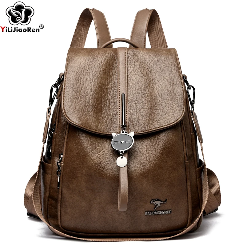 High Quality Pu Leather Backpack Women Fashion Daypack Ladies Shoulder Bag Designer Large Capacity Bagpack for Girls School Bag
High Quality Pu Leather Backpack Women Fashion Daypack Ladies Shoulder Bag Designer Large Capacity Bagpack for Girls School Bag