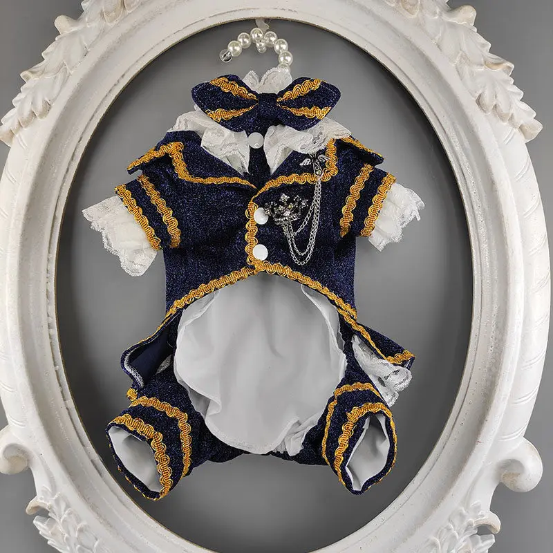 Royal Blue Teddy Bear Pet Suit Dog Quadrupedal Costume Small Dog Coat Customization Soft Comfortable Animal Outfit for Puppies
Royal Blue Teddy Bear Pet Suit Dog Quadrupedal Costume Small Dog Coat Customization Soft Comfortable Animal Outfit for Puppies