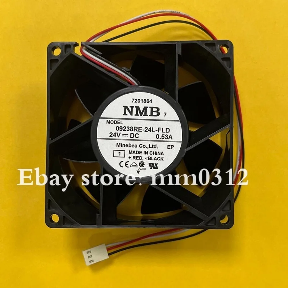 For NMB 09238RE-24L-FLD DC24V 0.53A 9238 9CM 3-Pin Inverter Cooling Fan
For NMB 09238RE-24L-FLD DC24V 0.53A 9238 9CM 3-Pin Inverter Cooling Fan