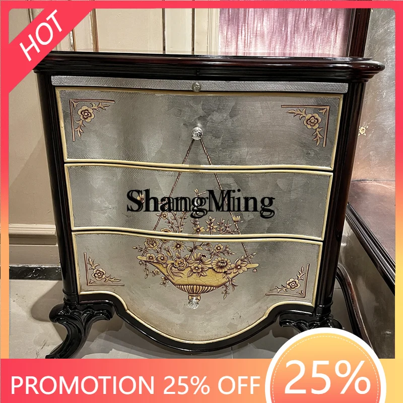 CL neoclassical mahogany core wood bedside table furniture bedside table
CL neoclassical mahogany core wood bedside table furniture bedside table