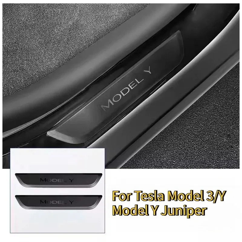 Rear Pedal Guard Protector for Tesla Model 3 Y Juniper Rear Door Sill Anti-Scratch Welcome Pedal Seat Strip Protective Accessori
Rear Pedal Guard Protector for Tesla Model 3 Y Juniper Rear Door Sill Anti-Scratch Welcome Pedal Seat Strip Protective Accessori