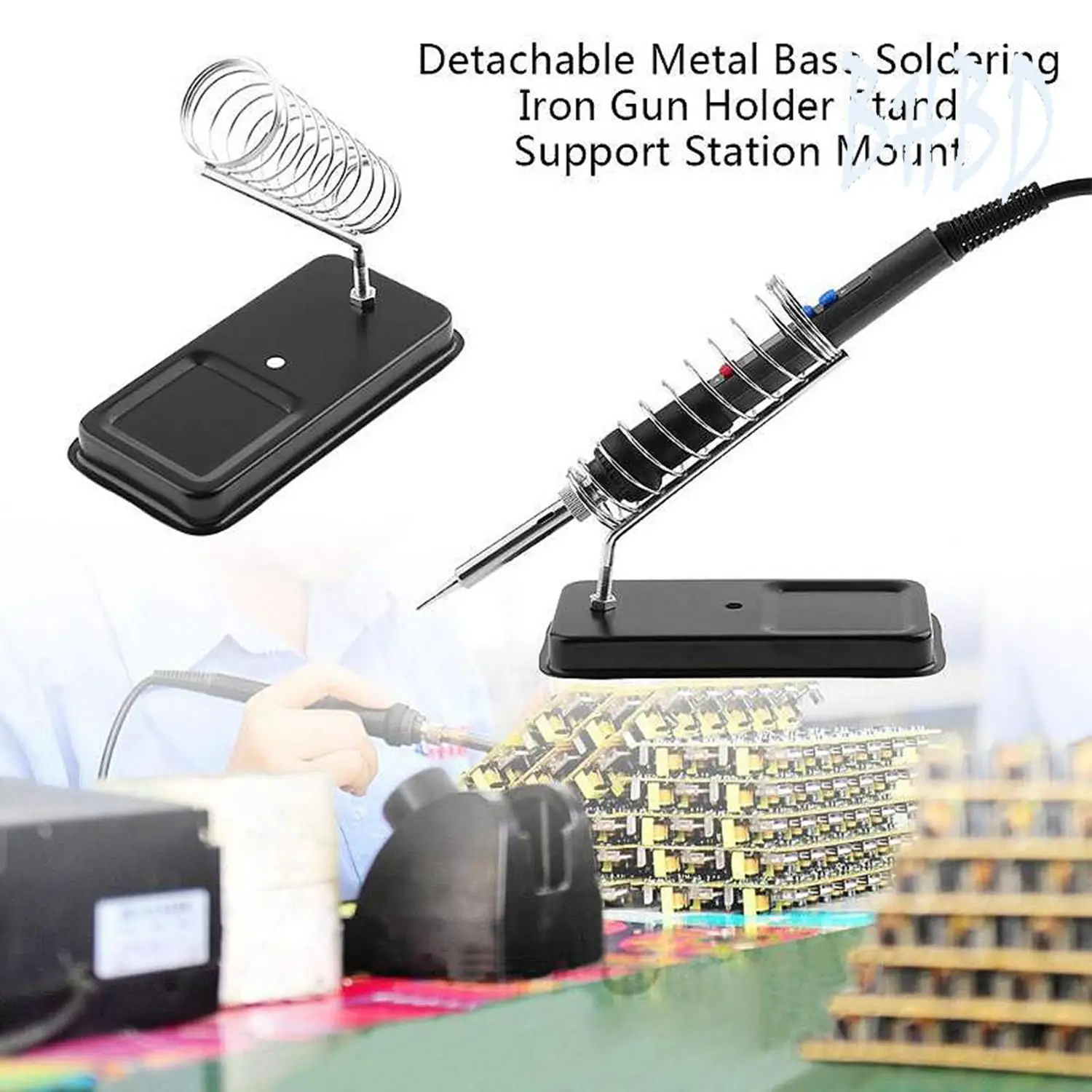 BHBD-Soldering Iron Metal Stand Holder S Afety Protect Base & Gas Soldering Iron MT-100 Electric Soldering Iron Blow Torch
BHBD-Soldering Iron Metal Stand Holder S Afety Protect Base & Gas Soldering Iron MT-100 Electric Soldering Iron Blow Torch