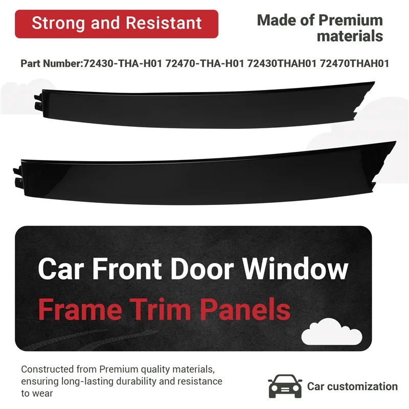 Door Windshield B Pillar Molding Front Left + Right Rear Door Window Decoration Decals B-Pillar Window Trim Door Trim
Door Windshield B Pillar Molding Front Left + Right Rear Door Window Decoration Decals B-Pillar Window Trim Door Trim