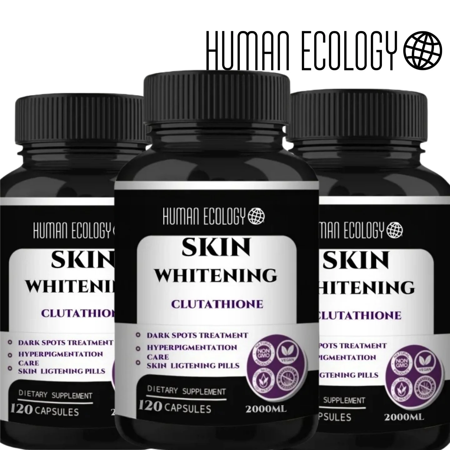 Human Ecology Glutathione Maintains Youthful Appearance and Resists Free Radicals. It Is Vegetarian and Easy To Absorb
Human Ecology Glutathione Maintains Youthful Appearance and Resists Free Radicals. It Is Vegetarian and Easy To Absorb