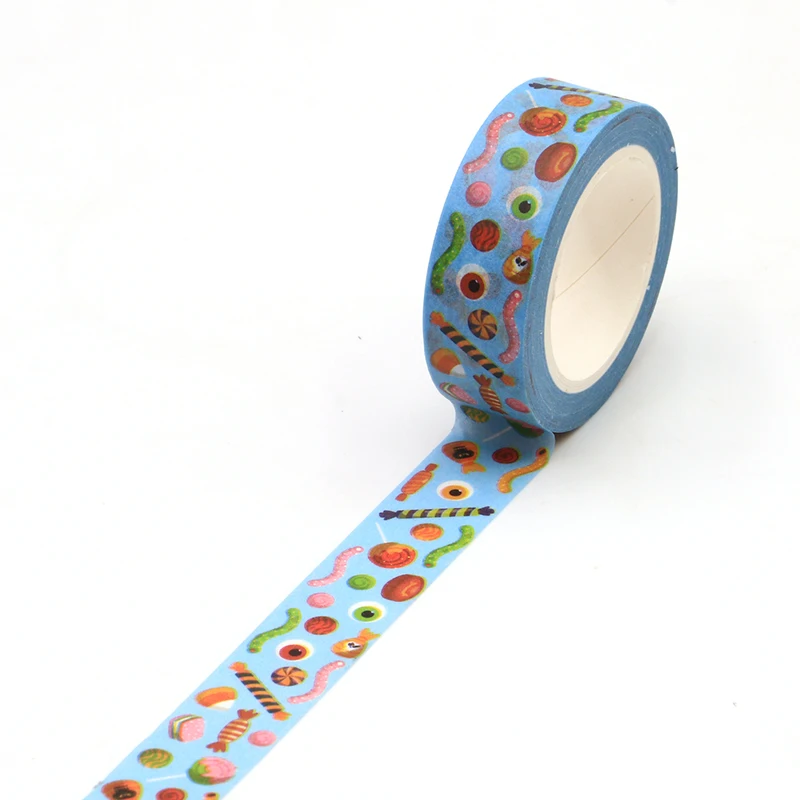 NEW 1PC 10M Decorative Halloween Candy Washi Tape for Planner Adhesive Masking Tape Cute Papeleria
NEW 1PC 10M Decorative Halloween Candy Washi Tape for Planner Adhesive Masking Tape Cute Papeleria