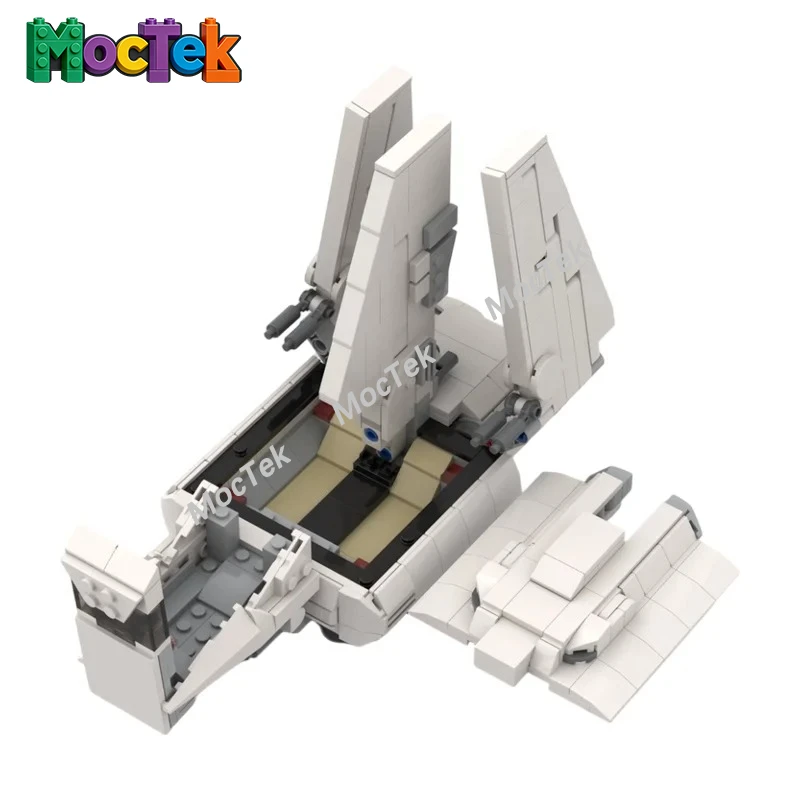 Imperial Transport Shuttle Building Blocks Space Shuttle MOC Set, Modular Bricks for Desktop Scene Decoration 545PCS
Imperial Transport Shuttle Building Blocks Space Shuttle MOC Set, Modular Bricks for Desktop Scene Decoration 545PCS