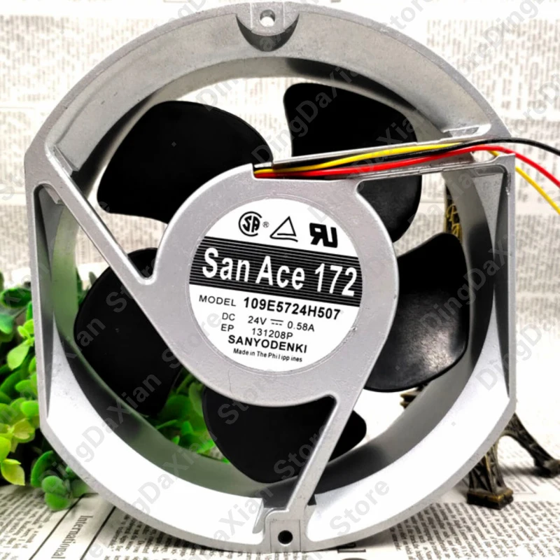X For SANYO 109E5724CH50 | DC24V 0.58A | 17CM | High Air Volume Aluminum Cooling Fan 1PCS
X For SANYO 109E5724CH50 | DC24V 0.58A | 17CM | High Air Volume Aluminum Cooling Fan 1PCS