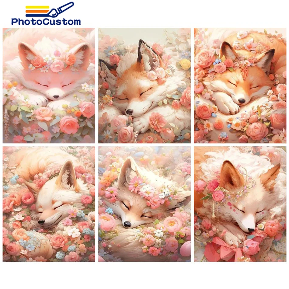 PhotoCustom Fox DIY Oil Painting By Numbers On Canvas For Adults Kits Animal Drawing Picture Of Coloring By Number For Home Deco
PhotoCustom Fox DIY Oil Painting By Numbers On Canvas For Adults Kits Animal Drawing Picture Of Coloring By Number For Home Deco