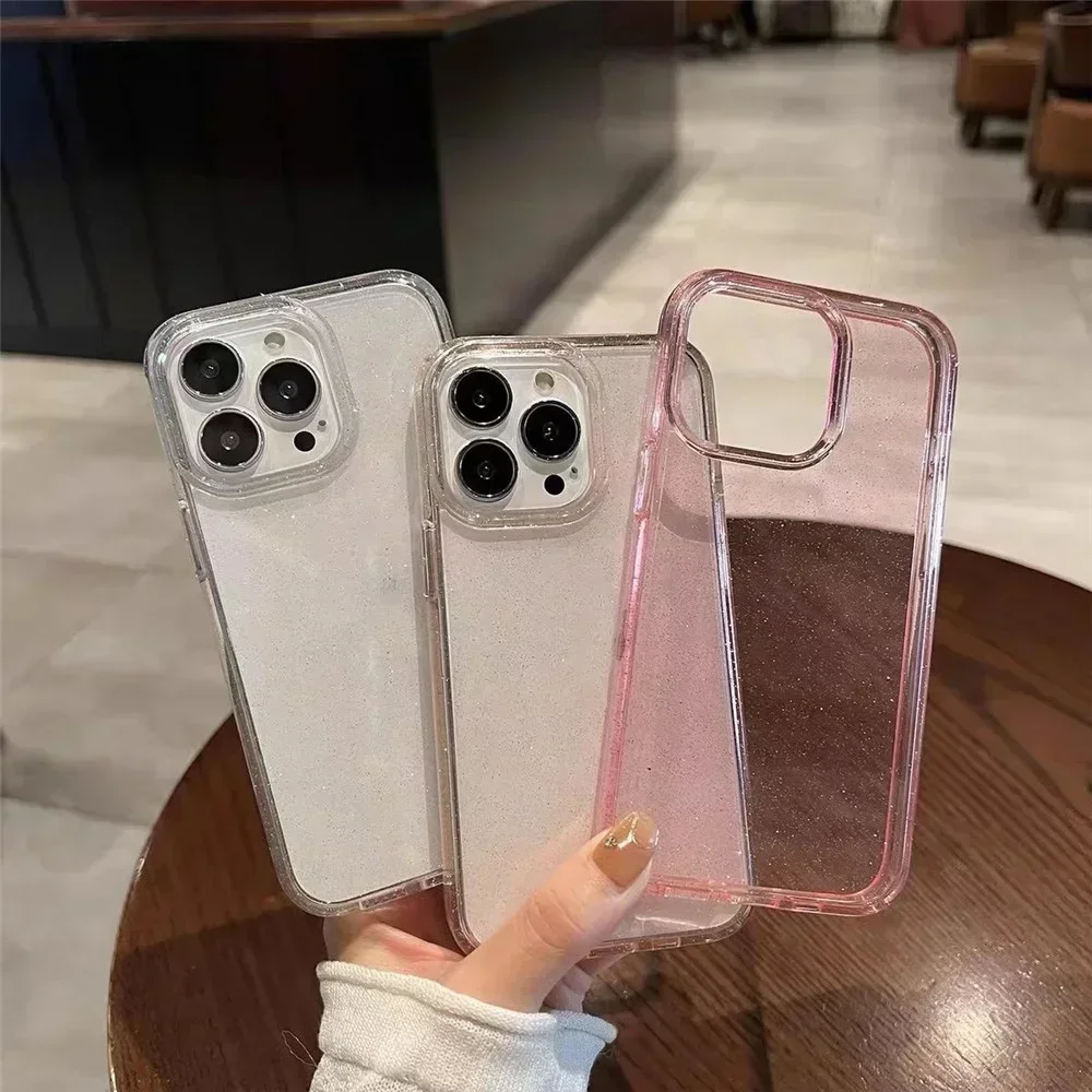 Luxury Bling Glitter Clear Case For iPhone 15 14 Pro Max 13 12 11 Shockproof Transparent Soft Cover
Luxury Bling Glitter Clear Case For iPhone 15 14 Pro Max 13 12 11 Shockproof Transparent Soft Cover