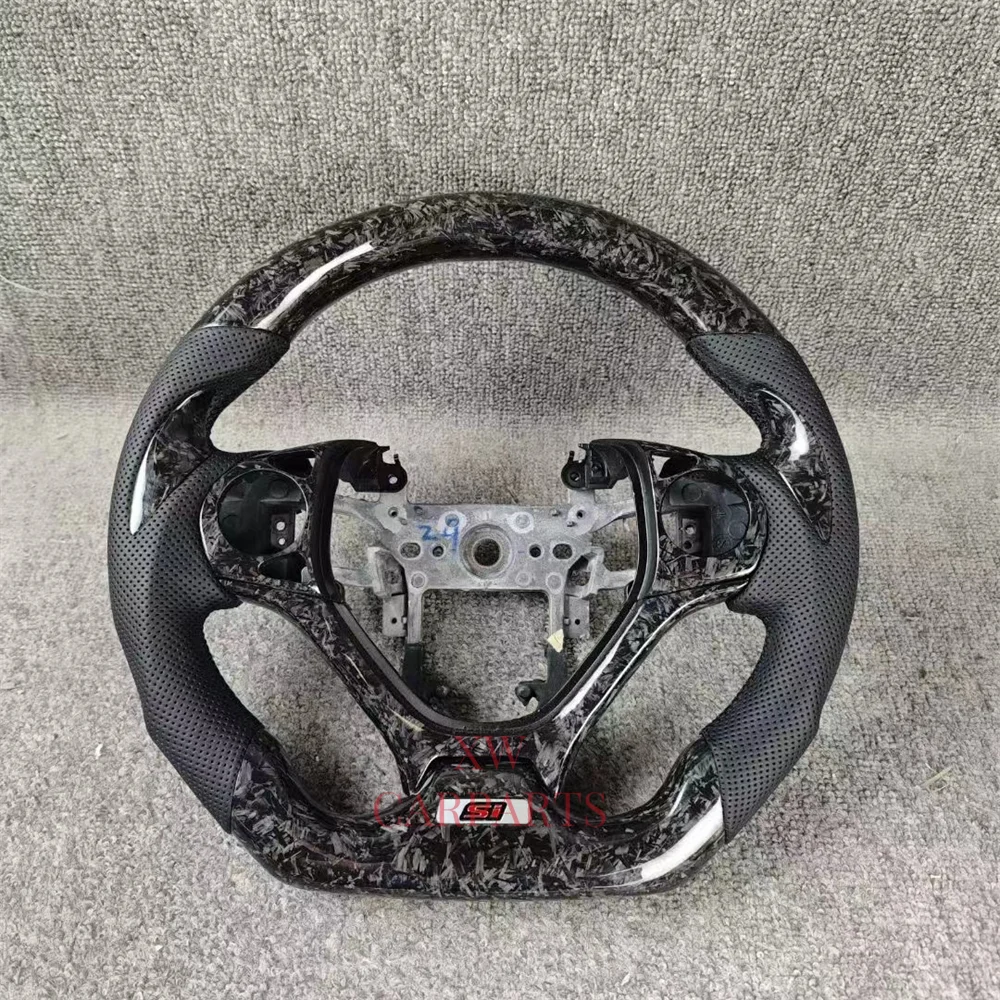 Customized Black forged Pattern Carbon Fiber Steering Wheel For 2012-2015 Honda Civic 9th GEN
Customized Black forged Pattern Carbon Fiber Steering Wheel For 2012-2015 Honda Civic 9th GEN