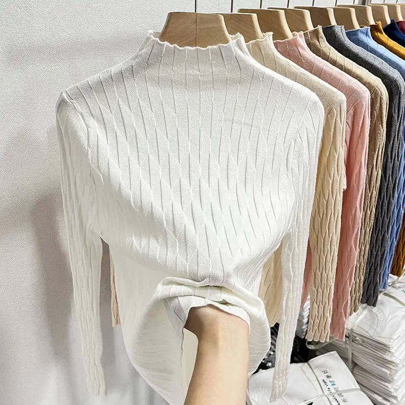 Zjaiss Women's Solid Long Sleeve Casual Ruched Sweater 2025 Autumn Winter Turtleneck Sweater Slim Fit Knitted Base Pullovers
Zjaiss Women's Solid Long Sleeve Casual Ruched Sweater 2025 Autumn Winter Turtleneck Sweater Slim Fit Knitted Base Pullovers