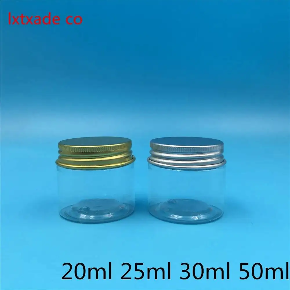50 pcs 25/30/50 ml Empty Clear Plastic Packaging Bottles jar Gold Cream Eye Gel Bath Salt Small Cosmetic Container
50 pcs 25/30/50 ml Empty Clear Plastic Packaging Bottles jar Gold Cream Eye Gel Bath Salt Small Cosmetic Container