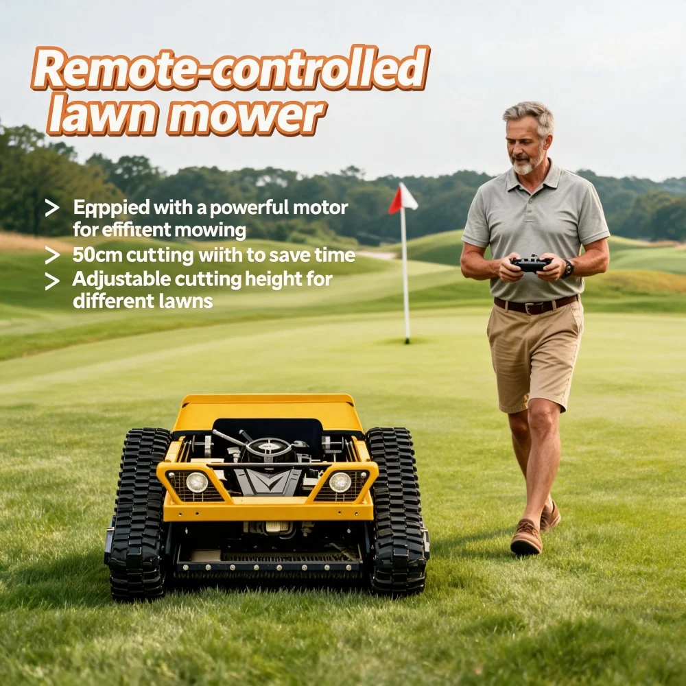 Remote Control All-Terrain Mower 1000mm Cutting Width Small Tracked Lawn Trimmer Multi-use High Efficiency CE EPA Certified
Remote Control All-Terrain Mower 1000mm Cutting Width Small Tracked Lawn Trimmer Multi-use High Efficiency CE EPA Certified