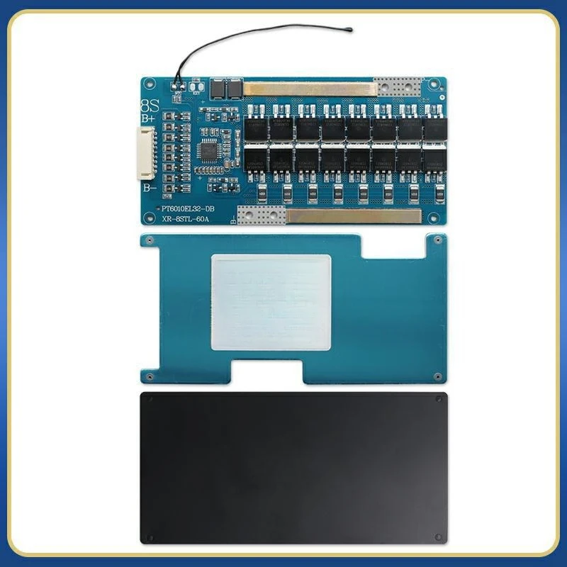 8S 24V LiFePO4 Battery Protection Board 40A 50A 60A High Current Same Port With Balance Temperature Control For Electric Vehicle
8S 24V LiFePO4 Battery Protection Board 40A 50A 60A High Current Same Port With Balance Temperature Control For Electric Vehicle